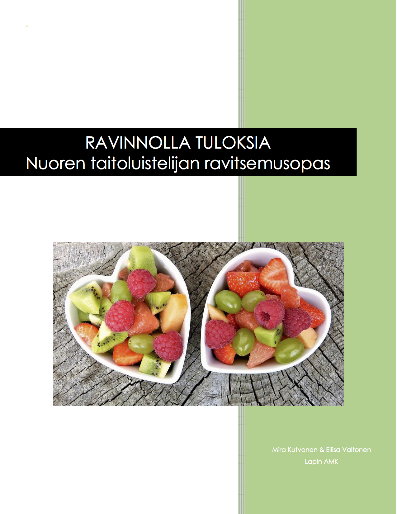 Ravinnolla tuloksia – Nuoren taitoluistelijan ravitsemusopas