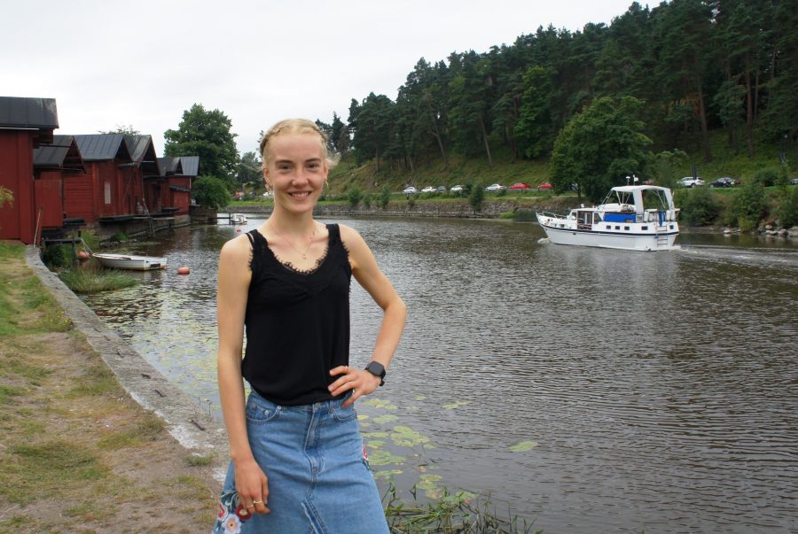 Vera Stolt nauttii saadessaan valmentautua idyllisessä kotikaupungissaan Porvoossa.