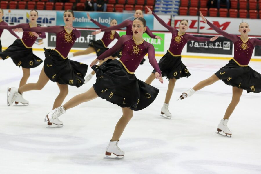 Kaarinan Diamond Edges vei SM-noviisien 1. lohkon pronssia pistein 66,53. 