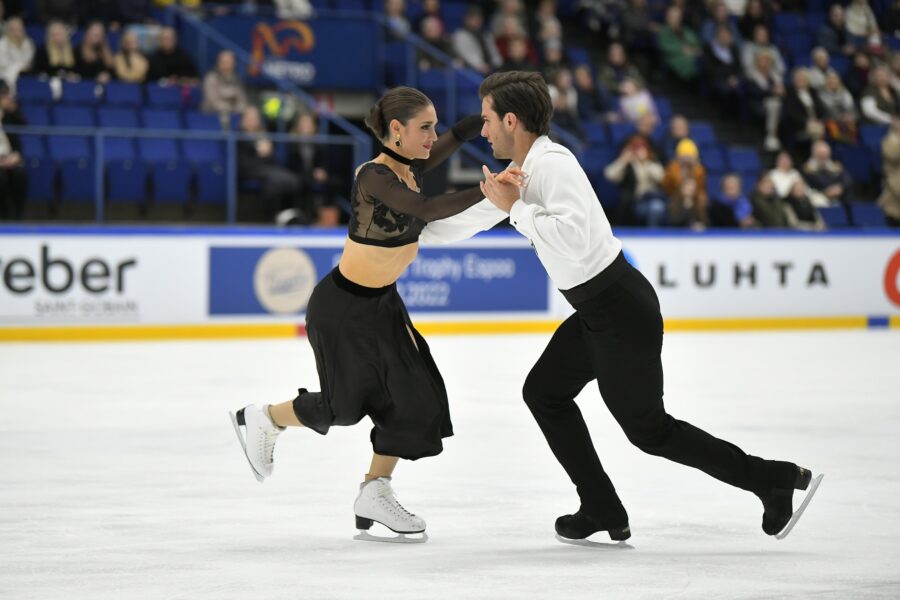 Laurence Fournier Beaudry ja Nikolaj Sørensen Finlandia Trophy Espoo 2022