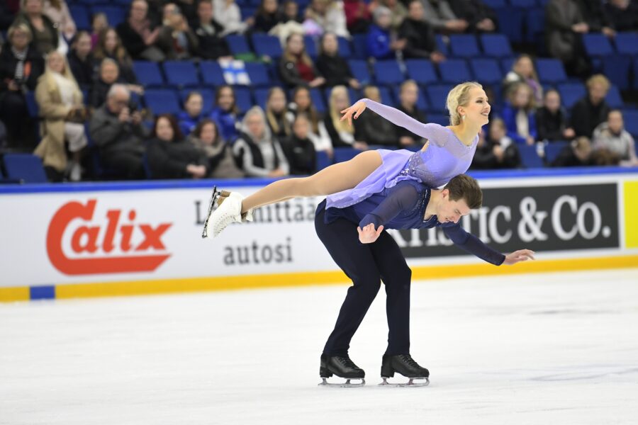 Juulia Turkkila ja Matthias Versluis Finlandia Trophy Espoo 2022