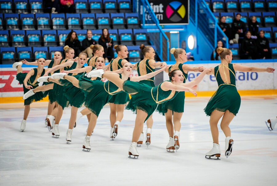 Valley Bay Synchro luisteli junioreiden ensimmäisen SM-valintakilpailun kolmanneksi 163,95 pisteellä.