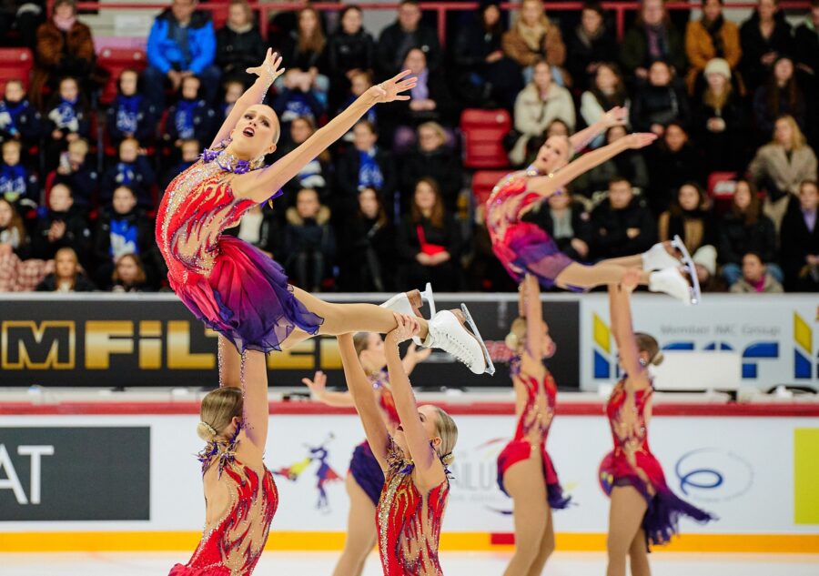 Helsinki Rockettes sijoittui muodostelmaluistelun SM-kilpailuissa 2023 toiseksi 235,12.