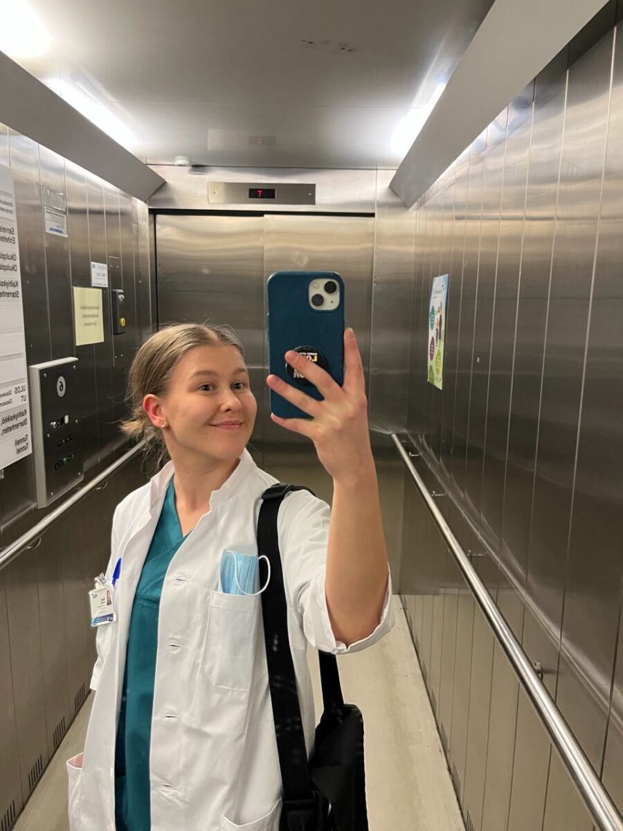 Marialla alkaa syksyllä neljäs opiskeluvuosi Helsingin yliopiston lääketieteellisessä tiedekunnassa.