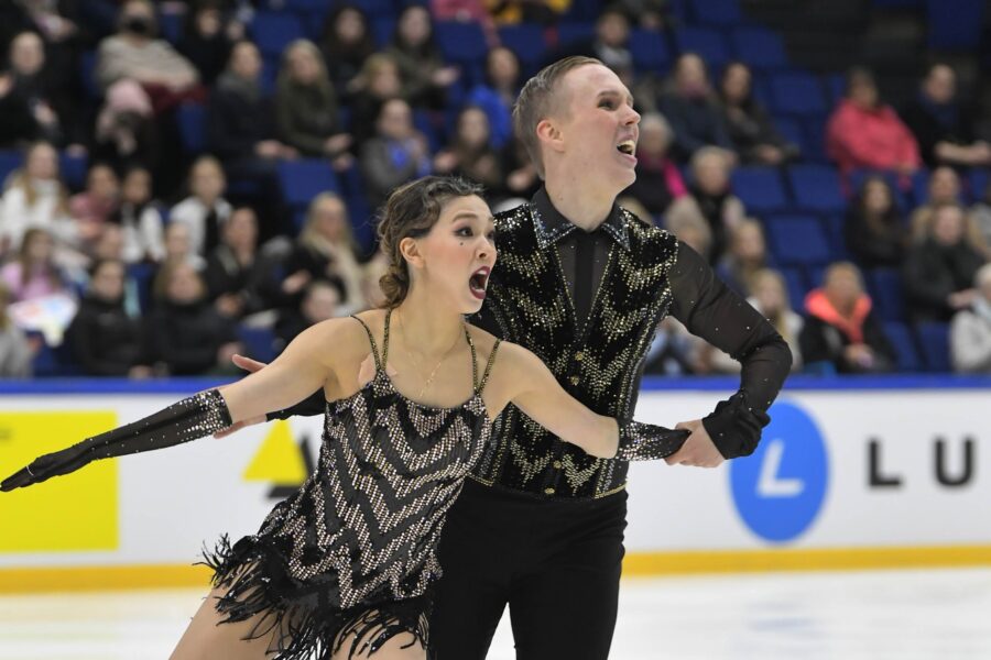 Yuka Orihara ja Juho Pirinen luistelivat Finlandia Trophy Espoon jäätanssikilpailussa kuudensiksi.