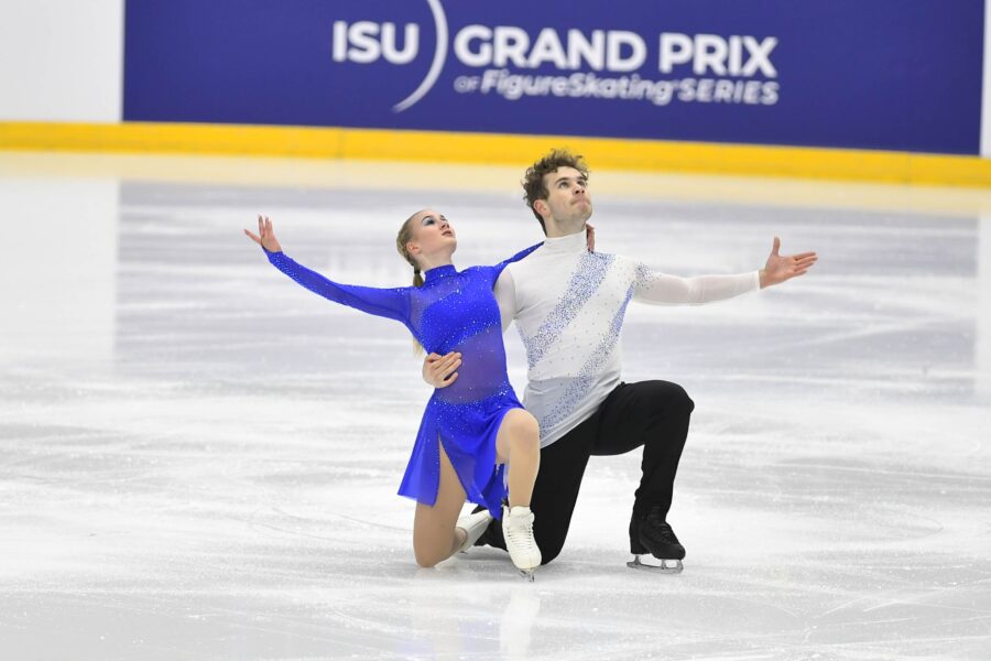 Milania Väänänen ja Filippo Clerici eivät yltäneet parhaaseensa Grand Prix Espoo -kilpailussa Espoo Metro Areenalla.