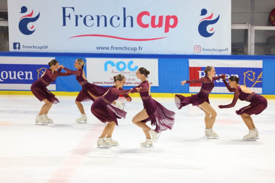Team Unique luisteli toiseksi French Cupissa 2024.