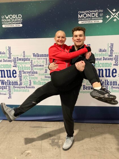 Iloiset Milania Väänänen ja Filippo Clerici selvittivät tiensä 20 parhaan joukkoon ja vapaaohjelmaan taitoluistelun MM-kilpailuissa Montrealissa Kanadassa.