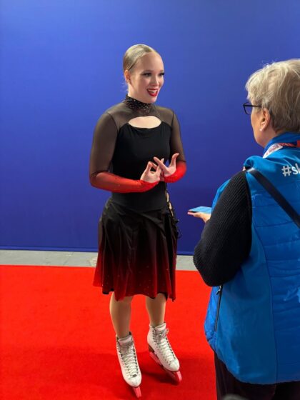 Helena Terho osallistui joukkueensa Team Berlin 1 kanssa muodostelmaluistelun MM-kilpailuihin Helsingissä 4.–5.4.2025.