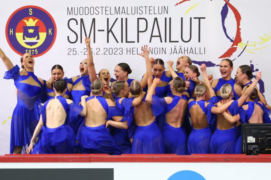 Voilà! Team Unique luisteli Suomen mestariksi helmikuussa 2023.