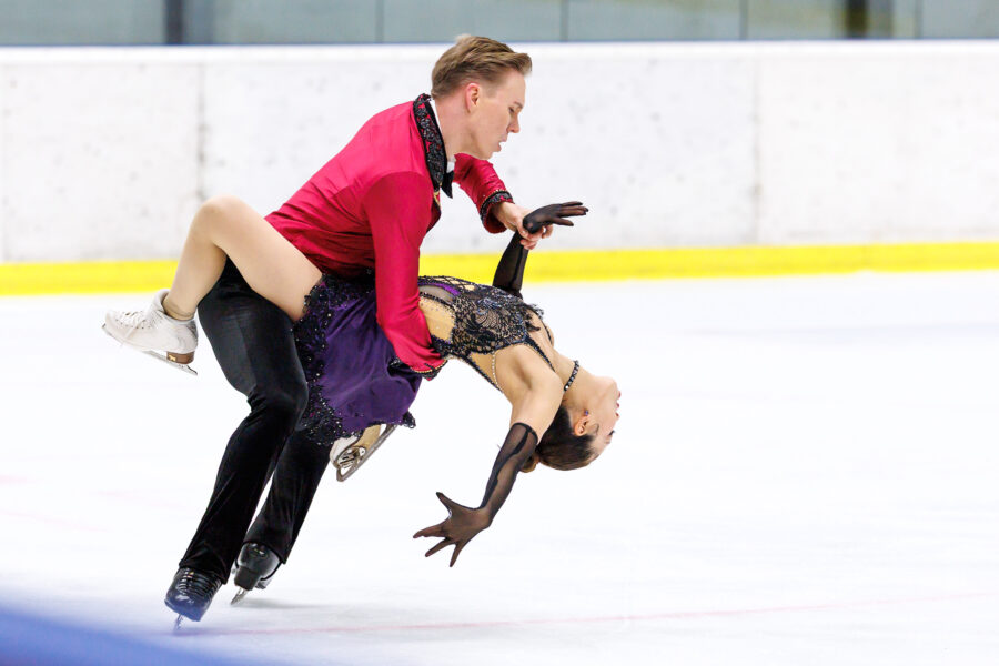 Yuka Orihara ja Juho Pirinen Nepala Memorial -kilpailussa Slovakiassa syyskuussa 2025.