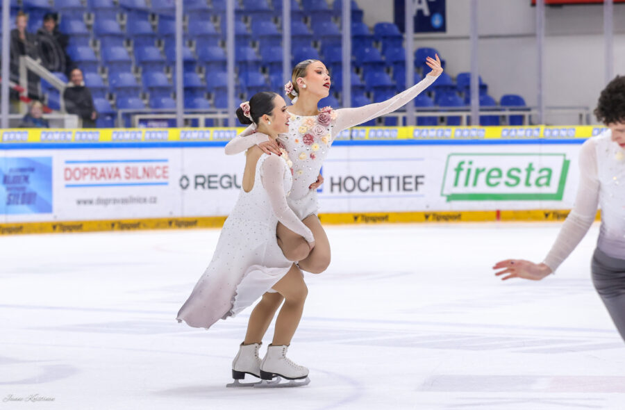 Kiira Newton-Kolehmainen Brnossa Santa Claus Cupissa joulukuussa 2025.